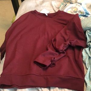 Fabletics Sadie Scrunched Sleeve Pullover